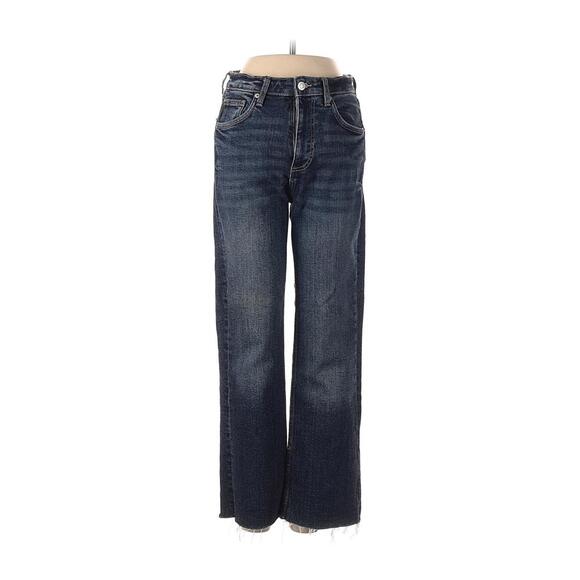 Zara Denim - ZARA Cropped Straight-Leg Jeans - Size 2